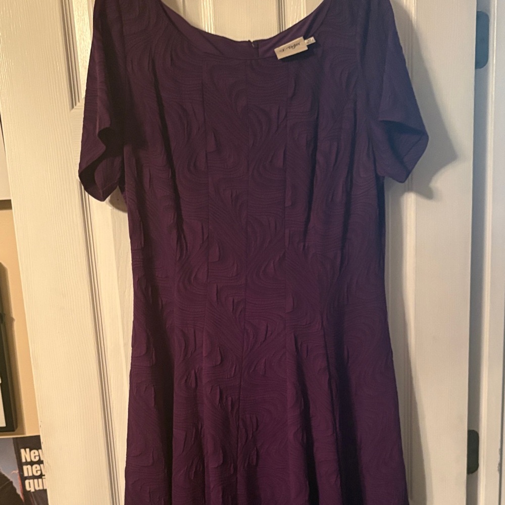 Chic Purple Mini Dress